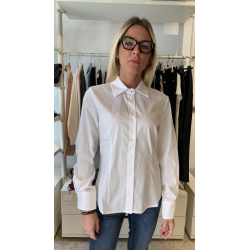 SUSYMIX - Camicia bianca bottoncino gioiello